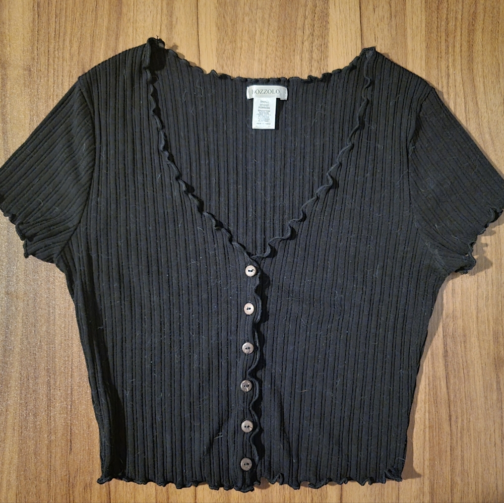 Cropped Button Down shirt